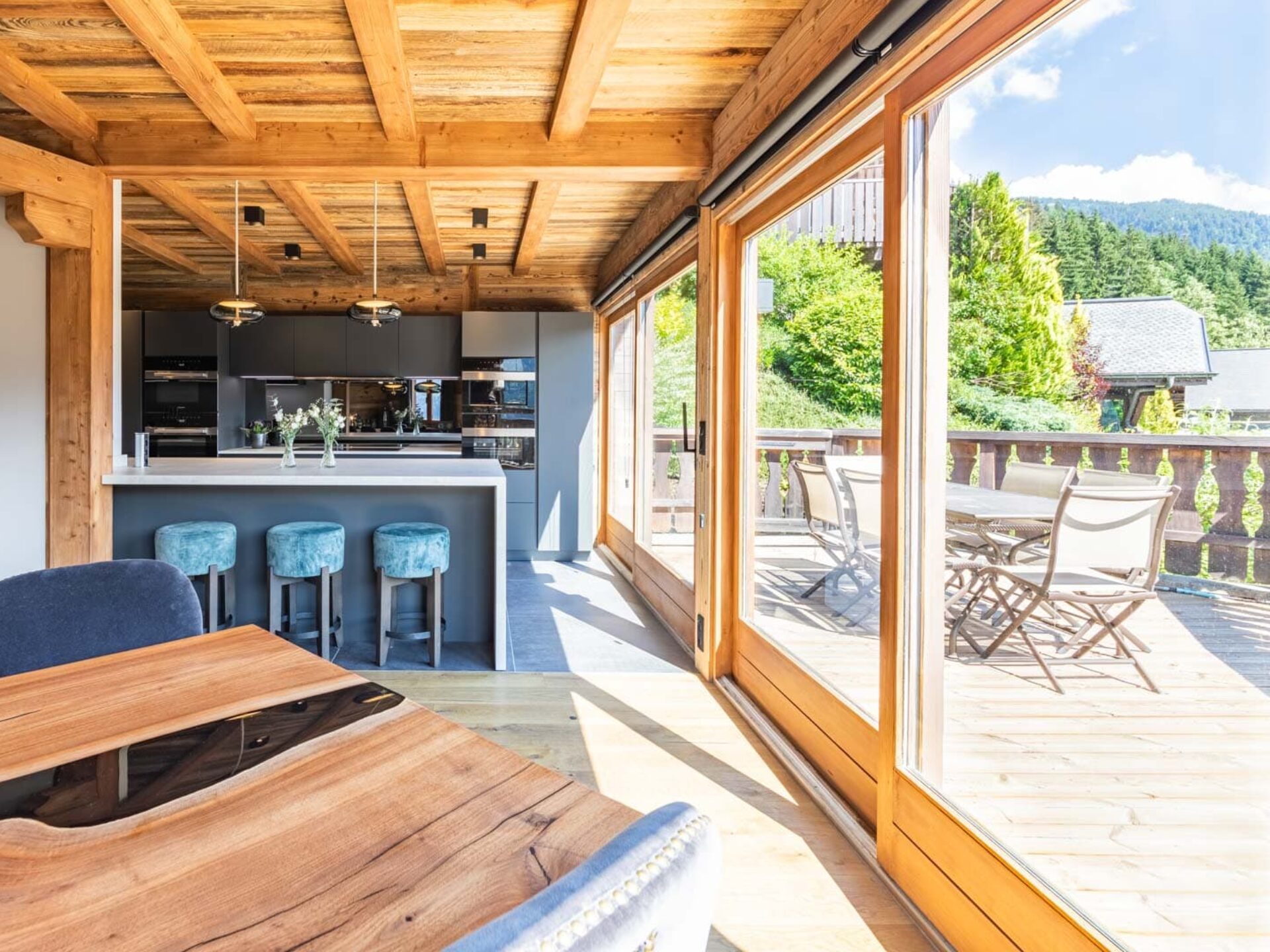 Chalet Robri - Kitchen Patio