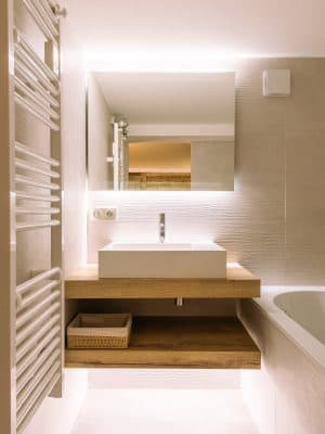 Alpine Log Cabin - Bathroom